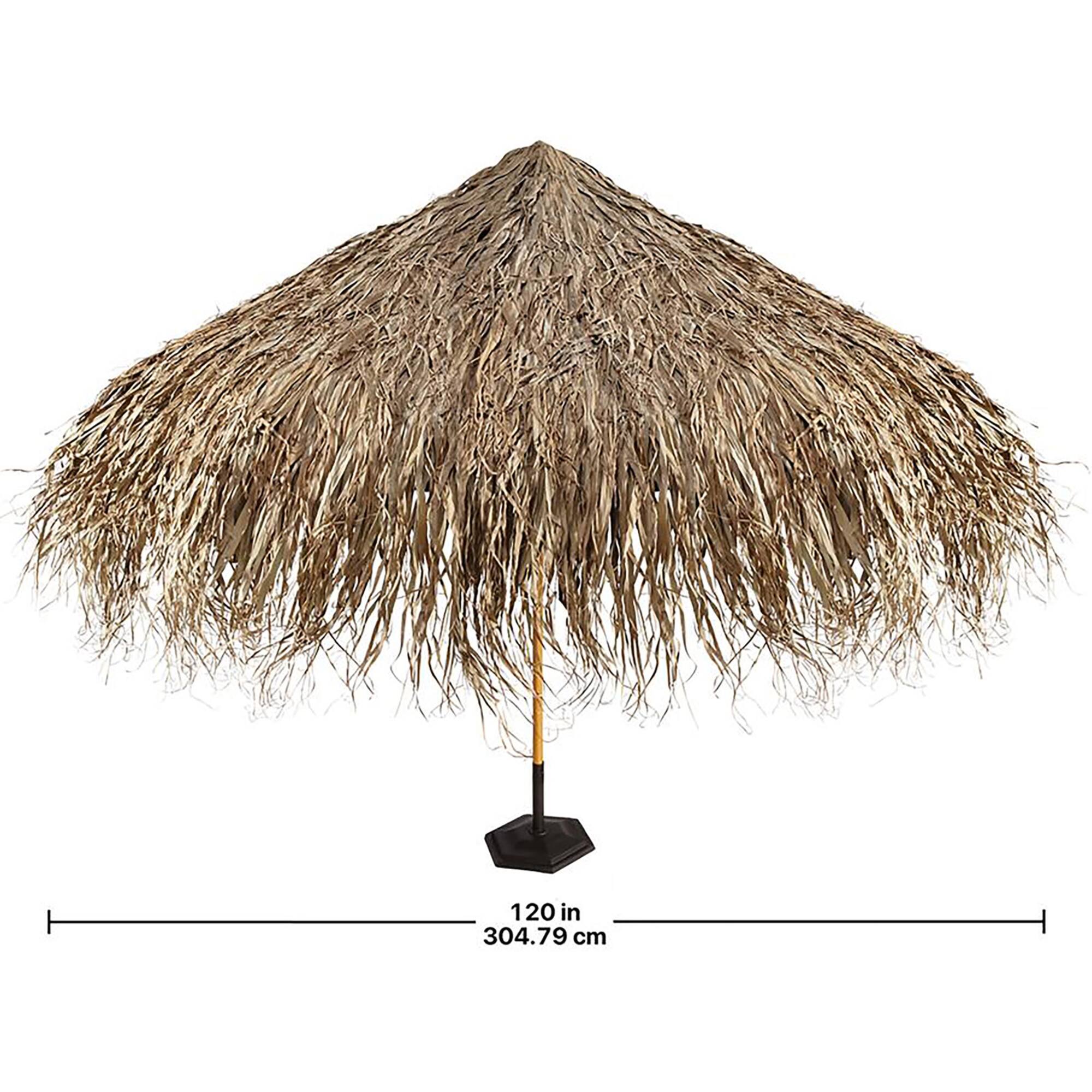 Design Toscano 10ft. Tropical Palm Thatch Umbrella Cover